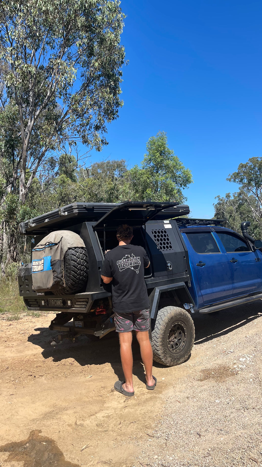 Australian Touring Black Tee